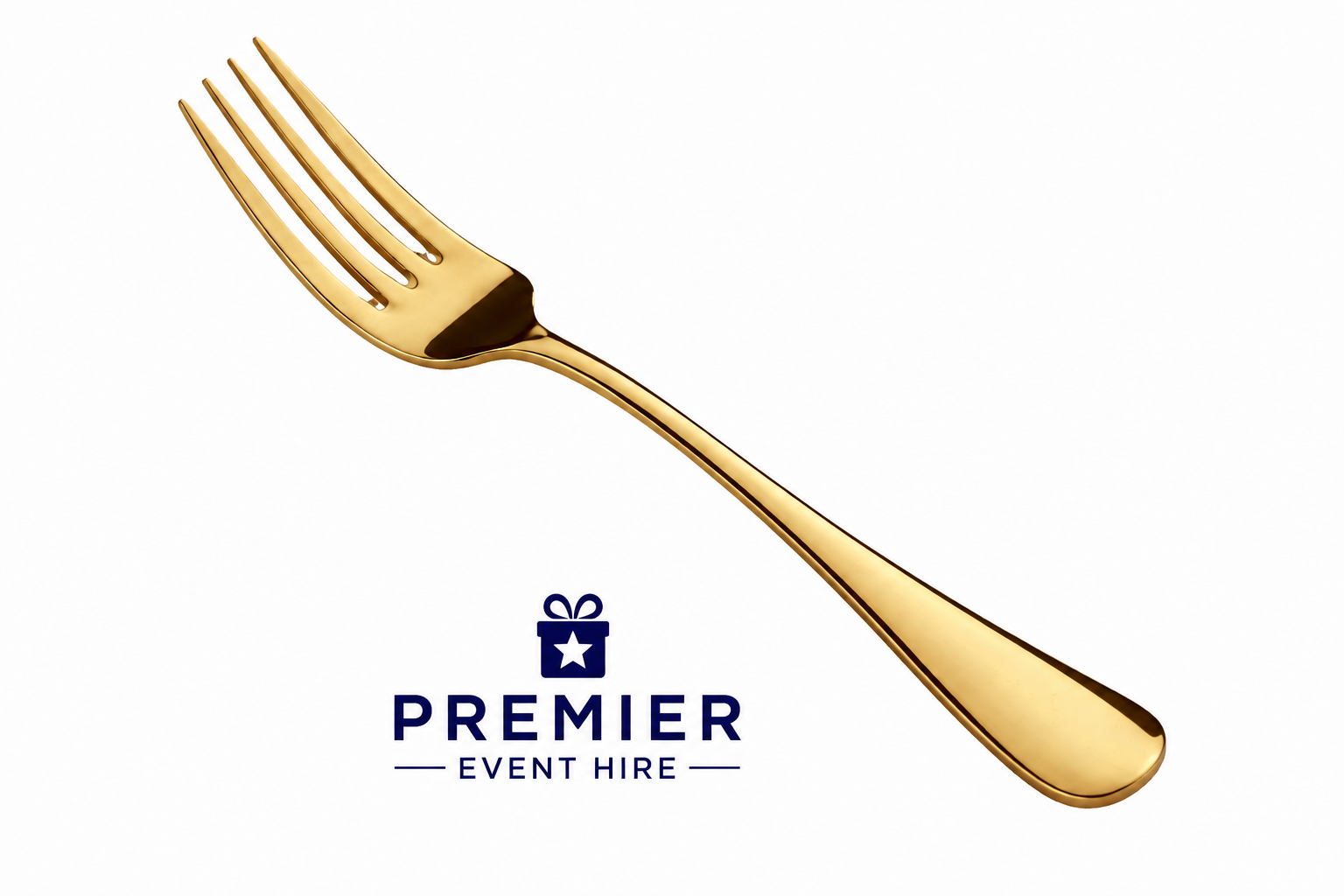 Gold Cake Fork