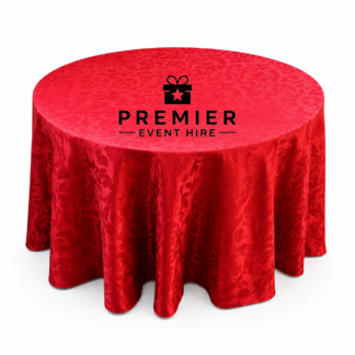 Round Tablecloth Red