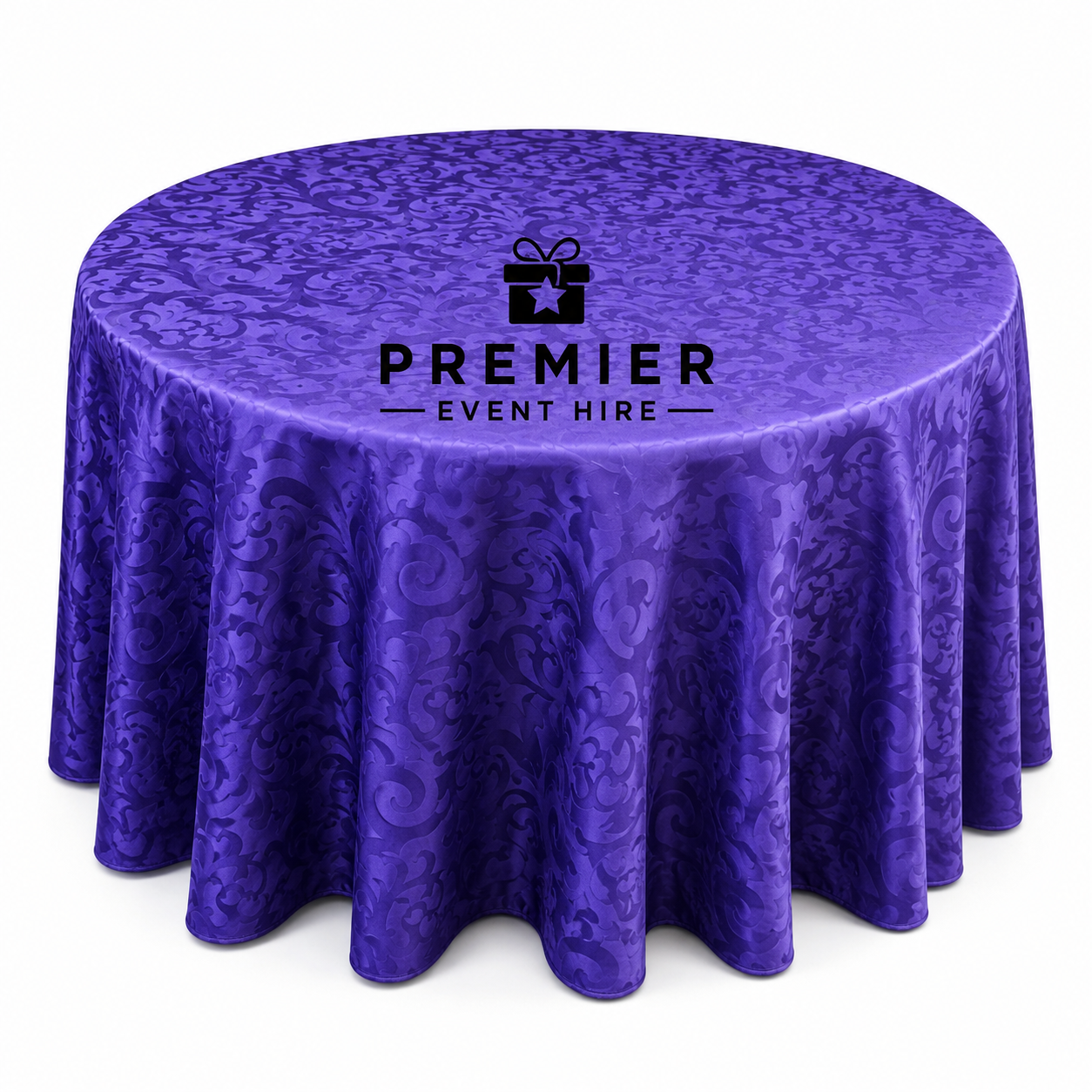 Round Tablecloth Purple